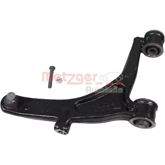Bras de liaison, suspension de roue avant droit METZGER 58148302