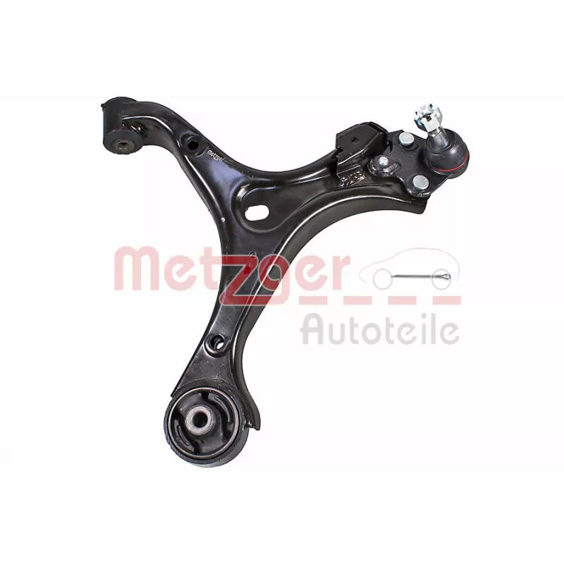 Bras de liaison, suspension de roue avant droit METZGER 58152602