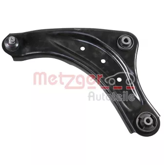 Bras de liaison, suspension de roue avant gauche METZGER 58156301