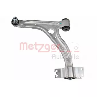 Bras de liaison, suspension de roue avant gauche METZGER 58167401
