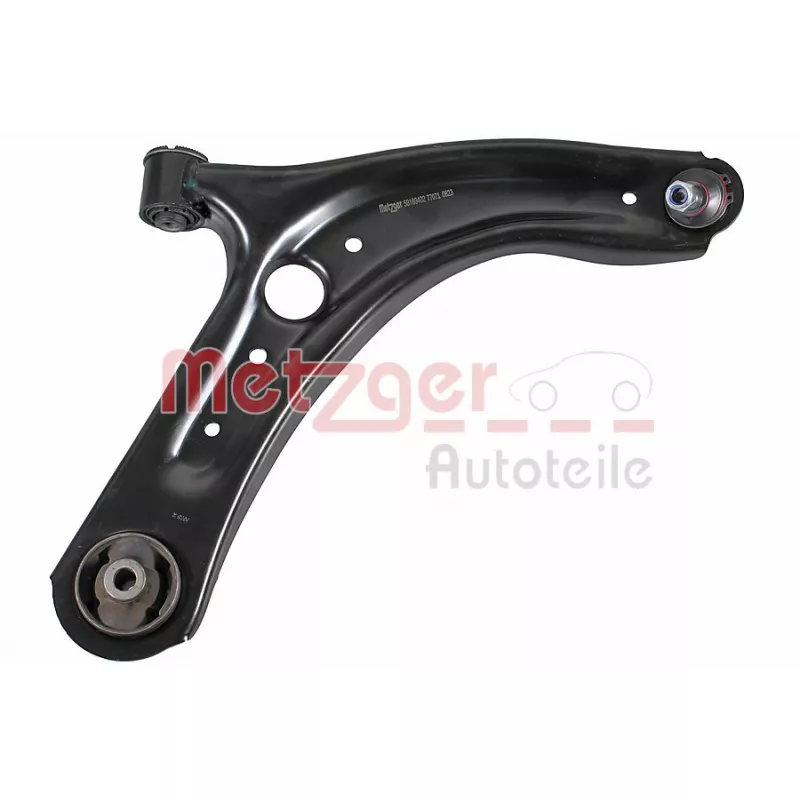 Bras de liaison, suspension de roue avant droit METZGER 58169402