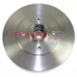 Jeu de 2 disques de frein arrière METZGER 6111049 - Visuel 2