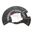 Déflecteur, disque de frein avant droit METZGER 6115402 - Visuel 2