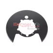 Déflecteur, disque de frein METZGER 6115501 - Visuel 2