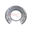 Déflecteur, disque de frein METZGER 6115509 - Visuel 1