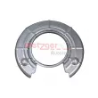 Déflecteur, disque de frein METZGER 6115509 - Visuel 2