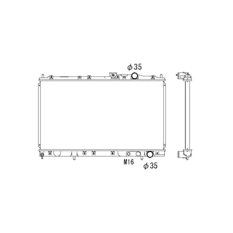 Radiateur, refroidissement du moteur NRF 53296