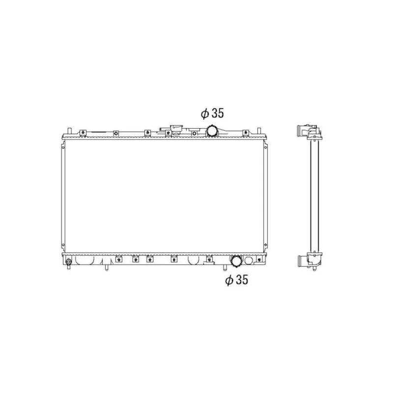 Radiateur, refroidissement du moteur NRF 53299