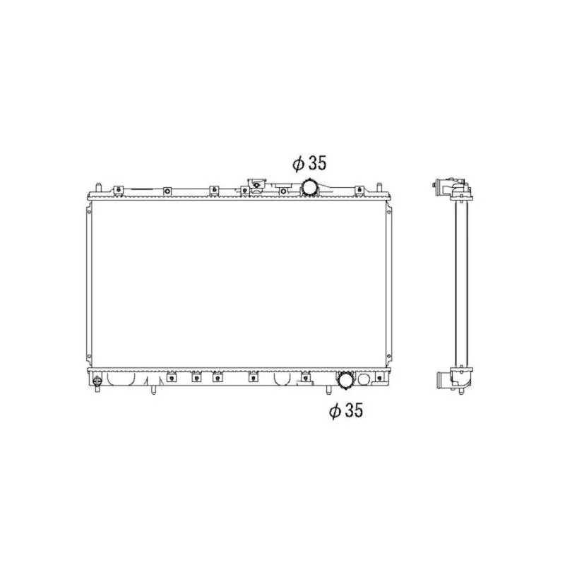 Radiateur, refroidissement du moteur NRF 53300