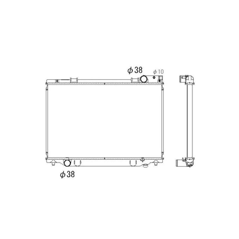 Radiateur, refroidissement du moteur NRF 53306