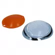 Verre clignotant gauche - Combi 08/63-07/67 blanc/orange avec homologation E YOUNG PARTS 0616-525 - Visuel 2