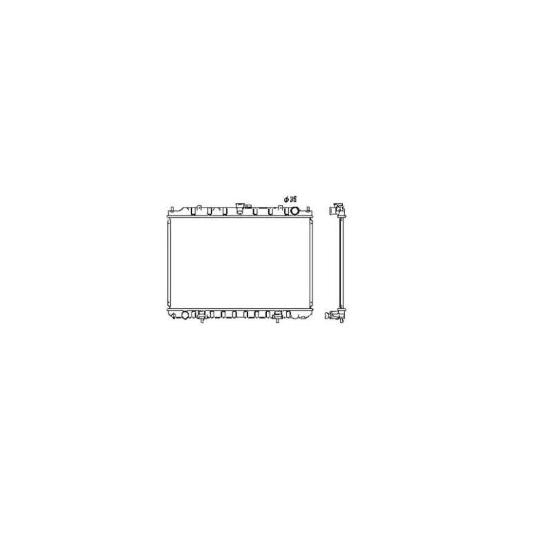 Radiateur, refroidissement du moteur NRF 53451