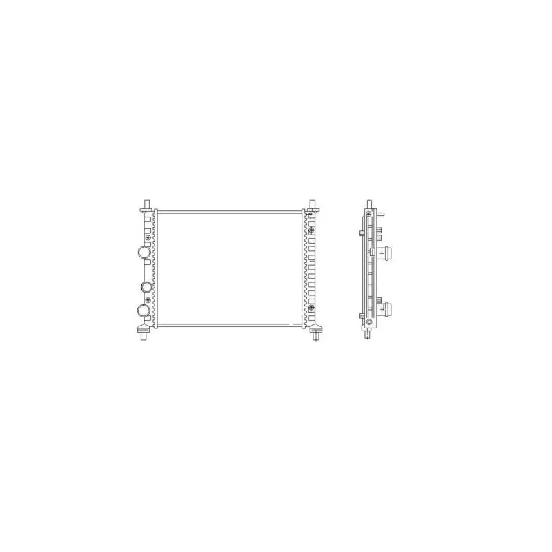 Radiateur, refroidissement du moteur NRF 53458