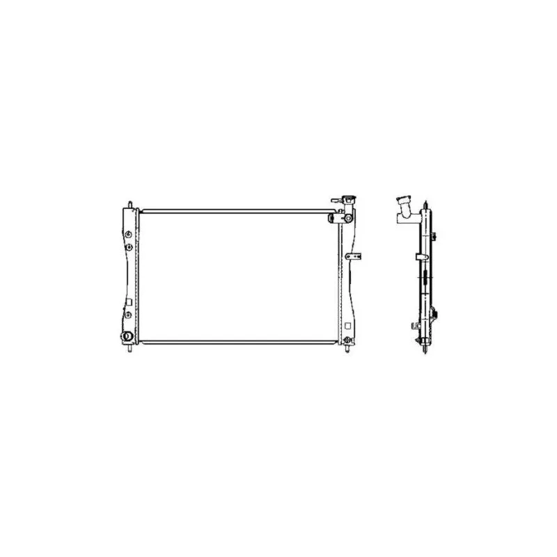 Radiateur, refroidissement du moteur NRF 53462