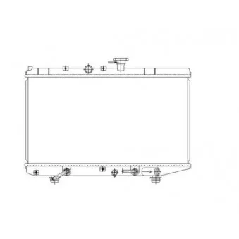 Radiateur, refroidissement du moteur NRF 53485