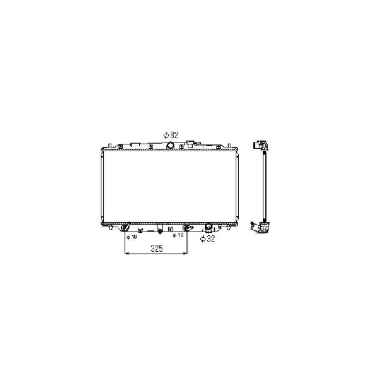 Radiateur, refroidissement du moteur NRF 53513