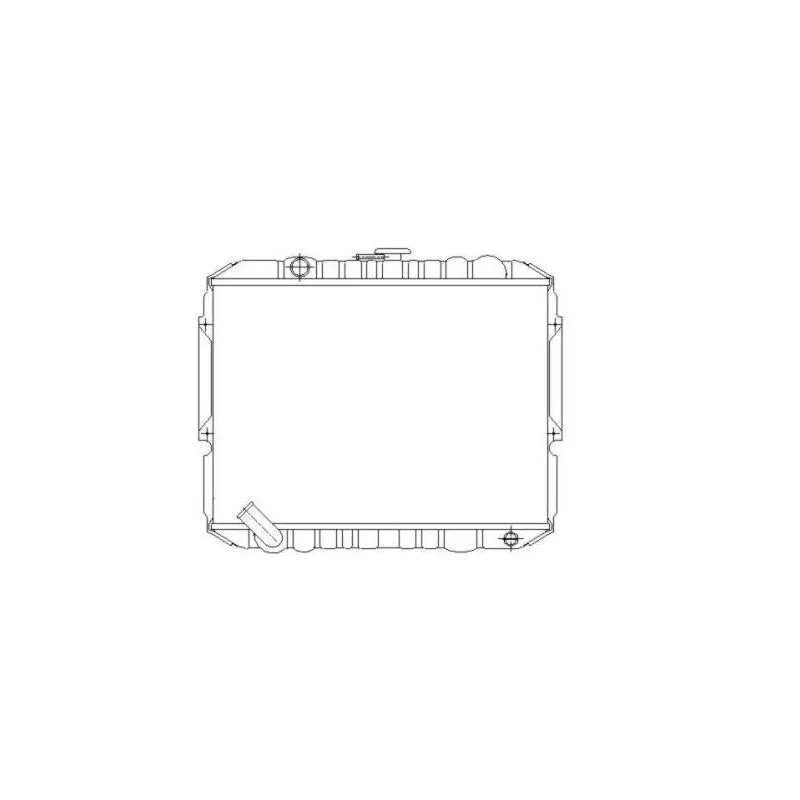 Radiateur, refroidissement du moteur NRF 53645
