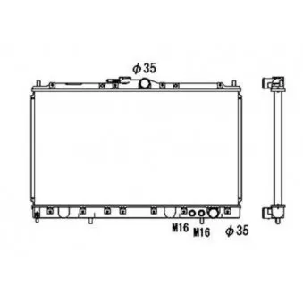 Radiateur, refroidissement du moteur NRF