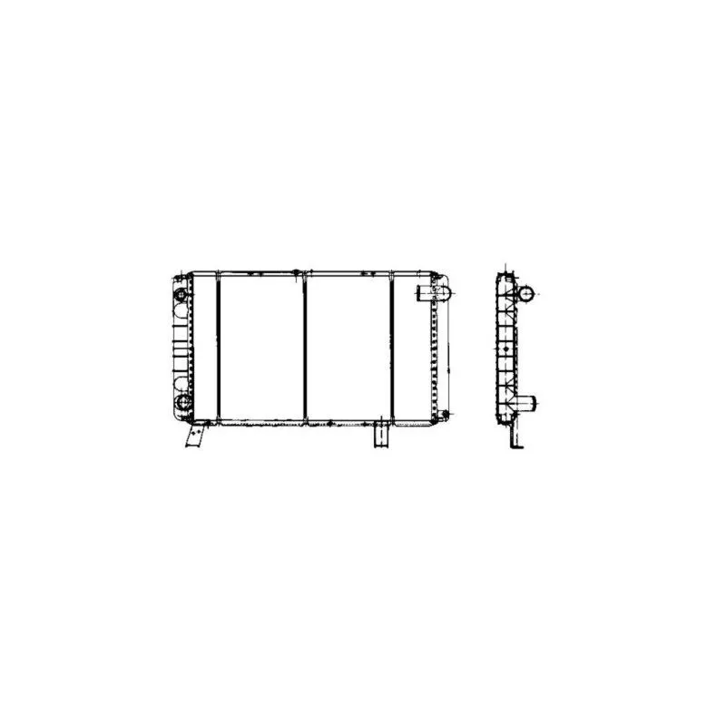 Radiateur, refroidissement du moteur NRF 537115
