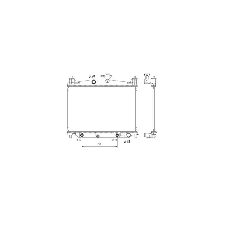 Radiateur, refroidissement du moteur NRF 53750