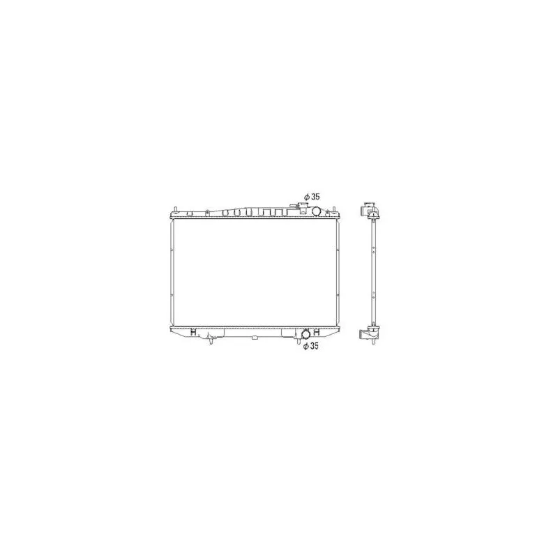 Radiateur, refroidissement du moteur NRF 53790