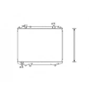 Radiateur, refroidissement du moteur NRF 53794