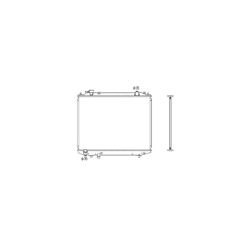 Radiateur, refroidissement du moteur NRF 53794