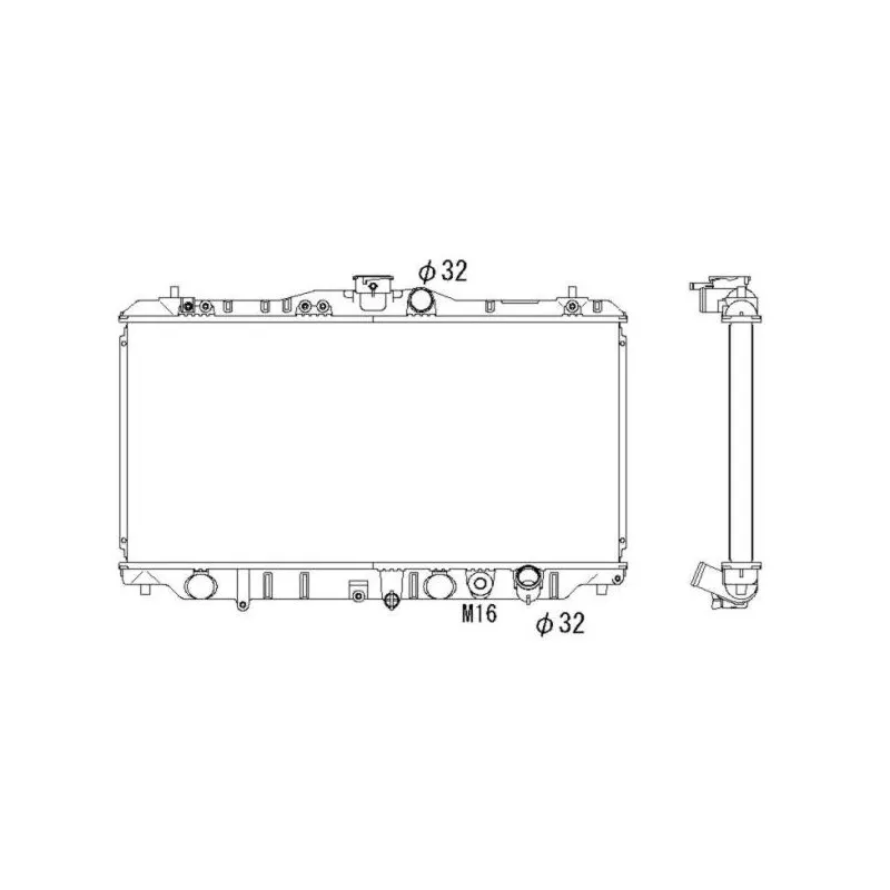 Radiateur, refroidissement du moteur NRF 546708