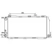 Radiateur, refroidissement du moteur NRF 54675 - Visuel 1