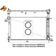 Radiateur, refroidissement du moteur NRF 56143 - Visuel 1