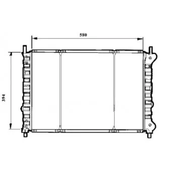 Radiateur, refroidissement du moteur NRF