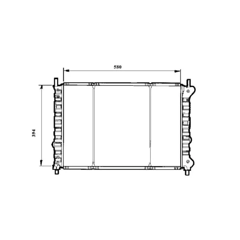Radiateur, refroidissement du moteur NRF 58166