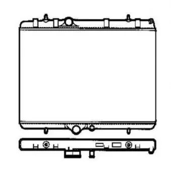 Radiateur, refroidissement du moteur NRF 58181