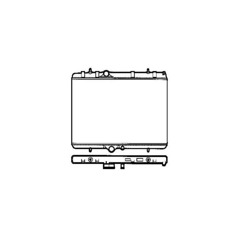Radiateur, refroidissement du moteur NRF 58181