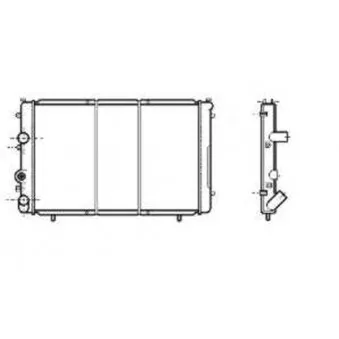 Radiateur, refroidissement du moteur NRF