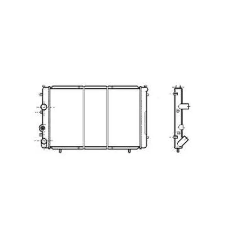 Radiateur, refroidissement du moteur NRF 58186