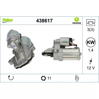 Démarreur VALEO 438617