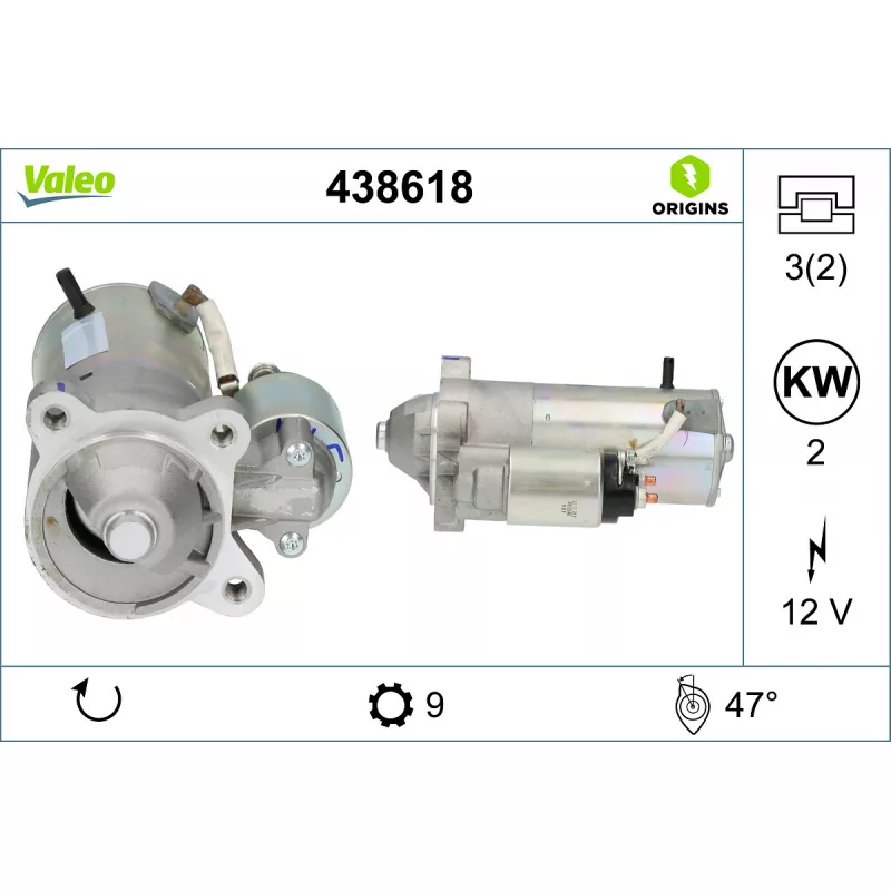 Démarreur VALEO 438618