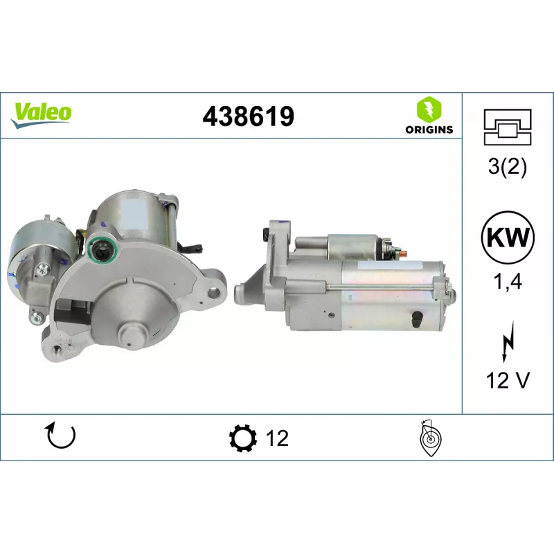 Démarreur VALEO 438619