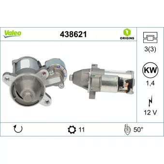 Démarreur VALEO 438621