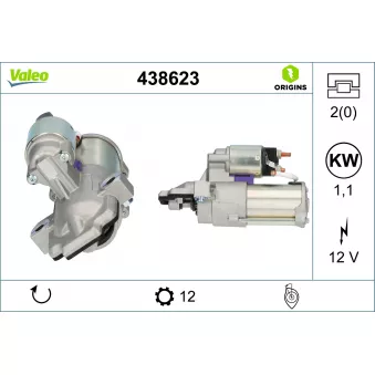 Démarreur VALEO 438623