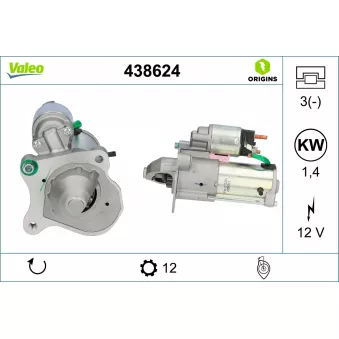 Démarreur VALEO 438624