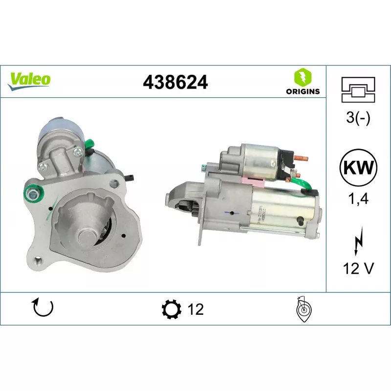 Démarreur VALEO 438624