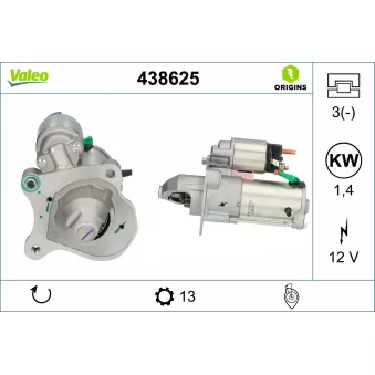 Démarreur VALEO 438625