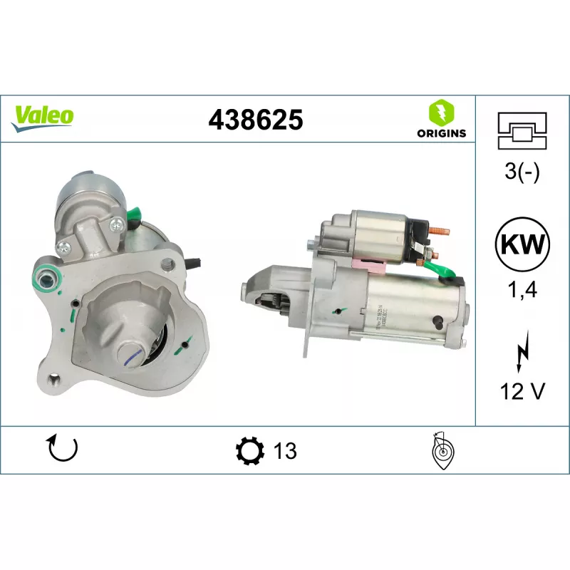 Démarreur VALEO 438625