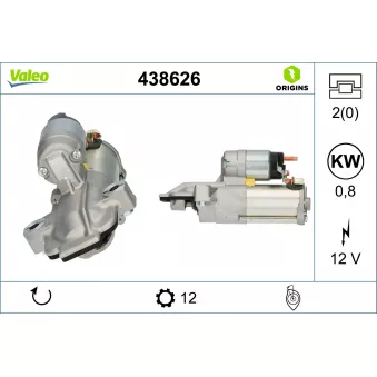 Démarreur VALEO 438626