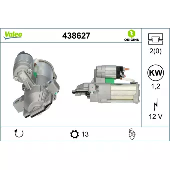 Démarreur VALEO 438627