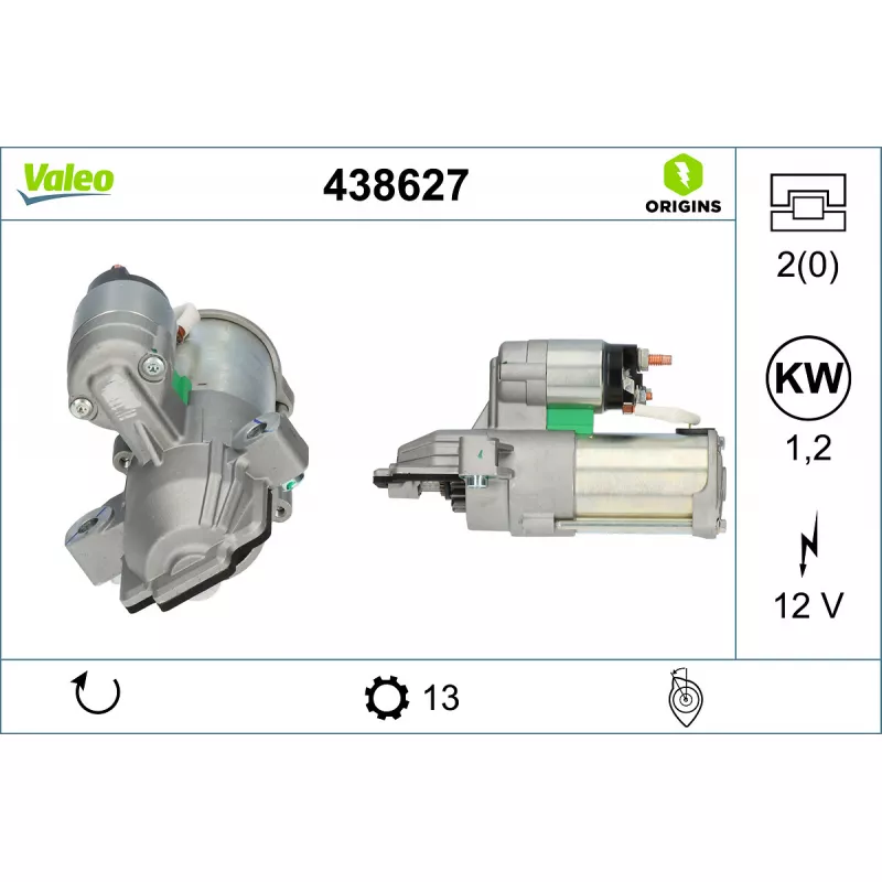 Démarreur VALEO 438627