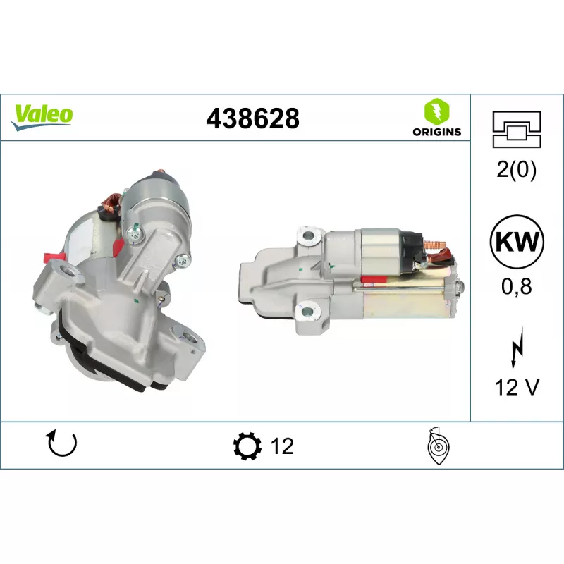 Démarreur VALEO 438628