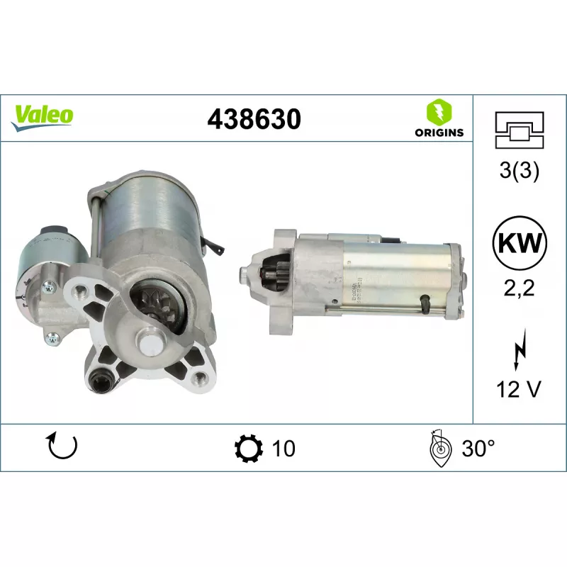 Démarreur VALEO 438630